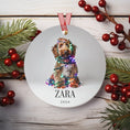 Load image into Gallery viewer, Custom Dog ArtLabradoodle Christmas Ornament | Personalized