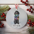 Load image into Gallery viewer, Custom Dog ArtLabradoodle Christmas Ornament | Personalized