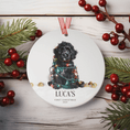 Load image into Gallery viewer, Custom Dog ArtLabradoodle Puppy Christmas Ornament | Personalized