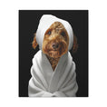 Load image into Gallery viewer, Custom Dog ArtLabradoodle Spa Canvas Wall Art - Pampered Pup Bathroom Decor