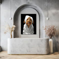 Load image into Gallery viewer, Custom Dog ArtLabradoodle Spa Canvas Wall Art - Pampered Pup Bathroom Decor
