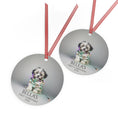Load image into Gallery viewer, Custom Dog ArtLhasa Apso Puppy Christmas Ornament | Personalized