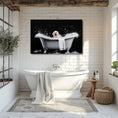 Load image into Gallery viewer, Custom Dog ArtMaltese Bathtub Art - Personalized Dog Bath Art