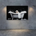 Load image into Gallery viewer, Custom Dog ArtMaltese Bathtub Art - Personalized Dog Bath Art