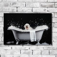 Load image into Gallery viewer, Custom Dog ArtMaltese Bathtub Art - Personalized Dog Bath Art