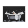 Load image into Gallery viewer, Custom Dog ArtMaltese Bathtub Art - Personalized Dog Bath Art