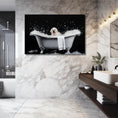 Load image into Gallery viewer, Custom Dog ArtMaltese Bathtub Art - Personalized Dog Bath Art