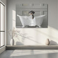 Load image into Gallery viewer, Custom Dog ArtMiniature Schnauzer Bath Art | Adorable Bathroom Decor | Perfect Gift for the Dog Lover in your Life