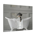 Load image into Gallery viewer, Custom Dog ArtMiniature Schnauzer Bath Art | Adorable Bathroom Decor | Perfect Gift for the Dog Lover in your Life