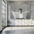 Load image into Gallery viewer, Custom Dog ArtMiniature Schnauzer Bath Art | Adorable Bathroom Decor | Perfect Gift for the Dog Lover in your Life