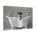 Load image into Gallery viewer, Custom Dog ArtMiniature Schnauzer Bath Art | Adorable Bathroom Decor | Perfect Gift for the Dog Lover in your Life