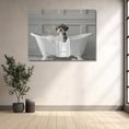 Load image into Gallery viewer, Custom Dog ArtMiniature Schnauzer Bath Art | Adorable Bathroom Decor | Perfect Gift for the Dog Lover in your Life