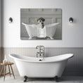 Load image into Gallery viewer, Custom Dog ArtMiniature Schnauzer Bath Art | Adorable Bathroom Decor | Perfect Gift for the Dog Lover in your Life