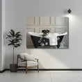 Load image into Gallery viewer, Custom Dog ArtMiniature Schnauzer Bathtub Art Print