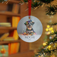 Load image into Gallery viewer, Custom Dog ArtMiniature Schnauzer Personalized Christmas Ornament