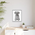 Load image into Gallery viewer, Custom Dog ArtPet Portrait Canvas, Framed Wall Art, Dog Photo Gift, Custom Pet Artwork, Home Decor, Dog Lover's Gift