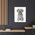 Load image into Gallery viewer, Custom Dog ArtPet Portrait Canvas, Framed Wall Art, Dog Photo Gift, Custom Pet Artwork, Home Decor, Dog Lover's Gift