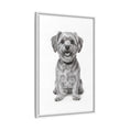 Load image into Gallery viewer, Custom Dog ArtPet Portrait Canvas, Framed Wall Art, Dog Photo Gift, Custom Pet Artwork, Home Decor, Dog Lover's Gift