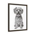 Load image into Gallery viewer, Custom Dog ArtPet Portrait Canvas, Framed Wall Art, Dog Photo Gift, Custom Pet Artwork, Home Decor, Dog Lover's Gift