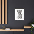 Load image into Gallery viewer, Custom Dog ArtPet Portrait Canvas, Framed Wall Art, Dog Photo Gift, Custom Pet Artwork, Home Decor, Dog Lover's Gift