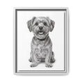 Load image into Gallery viewer, Custom Dog ArtPet Portrait Canvas, Framed Wall Art, Dog Photo Gift, Custom Pet Artwork, Home Decor, Dog Lover's Gift