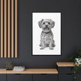 Load image into Gallery viewer, Custom Dog ArtPet Portrait Canvas, Framed Wall Art, Dog Photo Gift, Custom Pet Artwork, Home Decor, Dog Lover's Gift