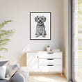 Load image into Gallery viewer, Custom Dog ArtPet Portrait Canvas, Framed Wall Art, Dog Photo Gift, Custom Pet Artwork, Home Decor, Dog Lover's Gift