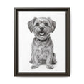 Load image into Gallery viewer, Custom Dog ArtPet Portrait Canvas, Framed Wall Art, Dog Photo Gift, Custom Pet Artwork, Home Decor, Dog Lover's Gift