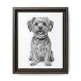 Load image into Gallery viewer, Custom Dog ArtPet Portrait Canvas, Framed Wall Art, Dog Photo Gift, Custom Pet Artwork, Home Decor, Dog Lover's Gift