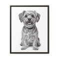 Load image into Gallery viewer, Custom Dog ArtPet Portrait Canvas, Framed Wall Art, Dog Photo Gift, Custom Pet Artwork, Home Decor, Dog Lover's Gift
