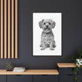 Load image into Gallery viewer, Custom Dog ArtPet Portrait Canvas, Framed Wall Art, Dog Photo Gift, Custom Pet Artwork, Home Decor, Dog Lover's Gift