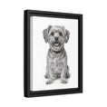 Load image into Gallery viewer, Custom Dog ArtPet Portrait Canvas, Framed Wall Art, Dog Photo Gift, Custom Pet Artwork, Home Decor, Dog Lover's Gift