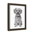 Load image into Gallery viewer, Custom Dog ArtPet Portrait Canvas, Framed Wall Art, Dog Photo Gift, Custom Pet Artwork, Home Decor, Dog Lover's Gift