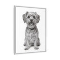 Load image into Gallery viewer, Custom Dog ArtPet Portrait Canvas, Framed Wall Art, Dog Photo Gift, Custom Pet Artwork, Home Decor, Dog Lover's Gift