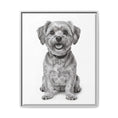 Load image into Gallery viewer, Custom Dog ArtPet Portrait Canvas, Framed Wall Art, Dog Photo Gift, Custom Pet Artwork, Home Decor, Dog Lover's Gift