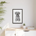 Load image into Gallery viewer, Custom Dog ArtPet Portrait Canvas, Framed Wall Art, Dog Photo Gift, Custom Pet Artwork, Home Decor, Dog Lover's Gift