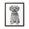 Load image into Gallery viewer, Custom Dog ArtPet Portrait Canvas, Framed Wall Art, Dog Photo Gift, Custom Pet Artwork, Home Decor, Dog Lover's Gift