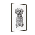 Load image into Gallery viewer, Custom Dog ArtPet Portrait Canvas, Framed Wall Art, Dog Photo Gift, Custom Pet Artwork, Home Decor, Dog Lover's Gift