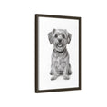 Load image into Gallery viewer, Custom Dog ArtPet Portrait Canvas, Framed Wall Art, Dog Photo Gift, Custom Pet Artwork, Home Decor, Dog Lover's Gift