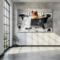 Load image into Gallery viewer, Custom Dog ArtPomeranian Bubble Bath Art | Personalized Dog Decor