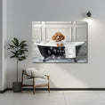 Load image into Gallery viewer, Custom Dog ArtPoodle Bubble Bath Art | Personalized Dog Decor, Unique Dog Art Gift