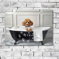 Load image into Gallery viewer, Custom Dog ArtPoodle Bubble Bath Art | Personalized Dog Decor, Unique Dog Art Gift