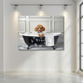Load image into Gallery viewer, Custom Dog ArtPoodle Bubble Bath Art | Personalized Dog Decor, Unique Dog Art Gift
