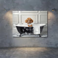 Load image into Gallery viewer, Custom Dog ArtPoodle Bubble Bath Art | Personalized Dog Decor, Unique Dog Art Gift