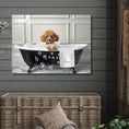 Load image into Gallery viewer, Custom Dog ArtPoodle Bubble Bath Art | Personalized Dog Decor, Unique Dog Art Gift