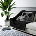 Load image into Gallery viewer, Custom Dog ArtPortrait Dog Blanket Customize with a Picture of your Dog