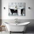 Load image into Gallery viewer, Custom Dog Art Samoyed Bath Art for Dog Lovers | CustomDogArt.com | 2024