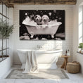 Load image into Gallery viewer, Custom Dog ArtSheepadoodle Art - Dog in Bathtub Art