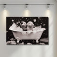 Load image into Gallery viewer, Custom Dog ArtSheepadoodle Art - Dog in Bathtub Art