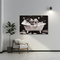 Load image into Gallery viewer, Custom Dog ArtSheepadoodle Art - Dog in Bathtub Art